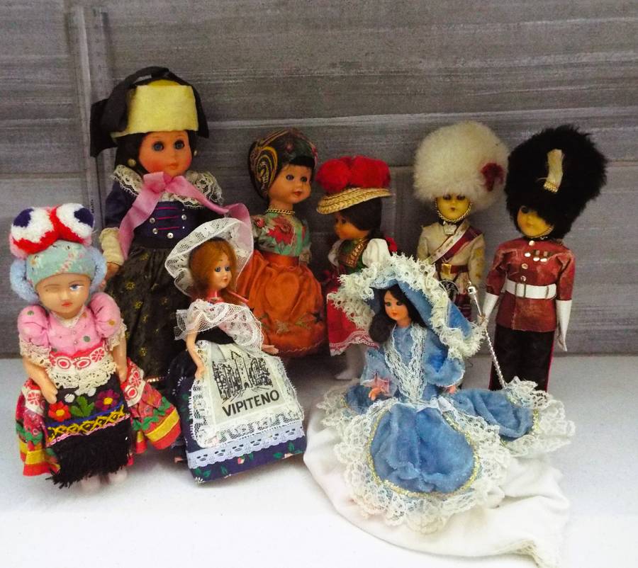 Antique Vintage Collectors' Collection  dolls as 1 lot
