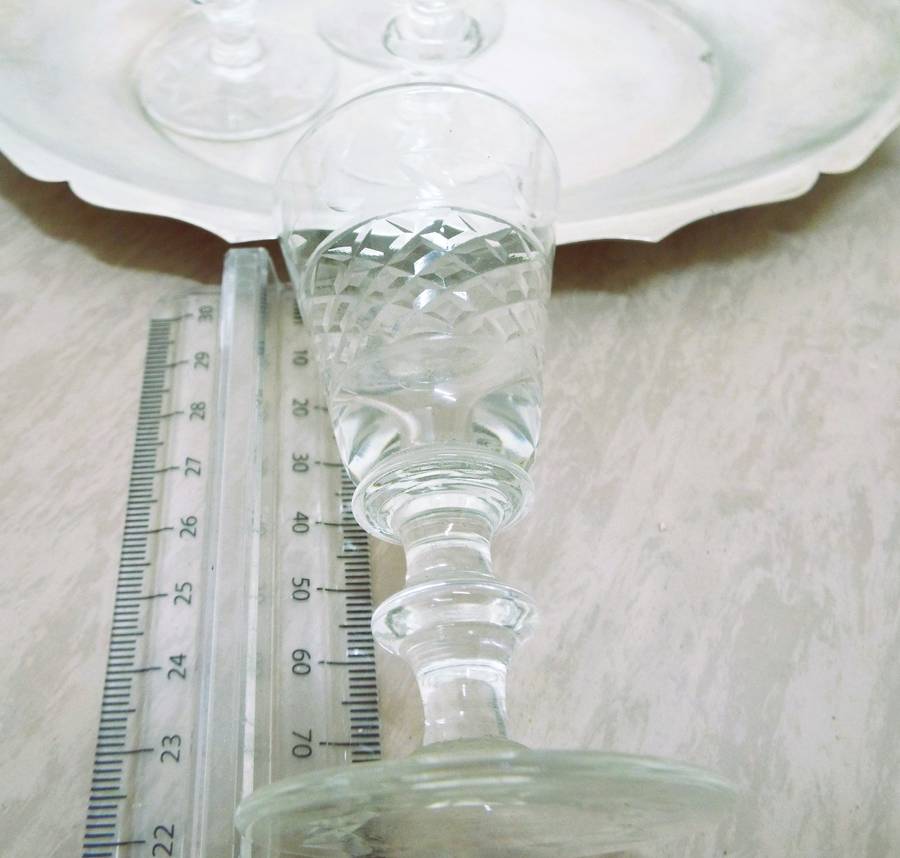 vintage ,,Nice lot of 5 items  crystal glass