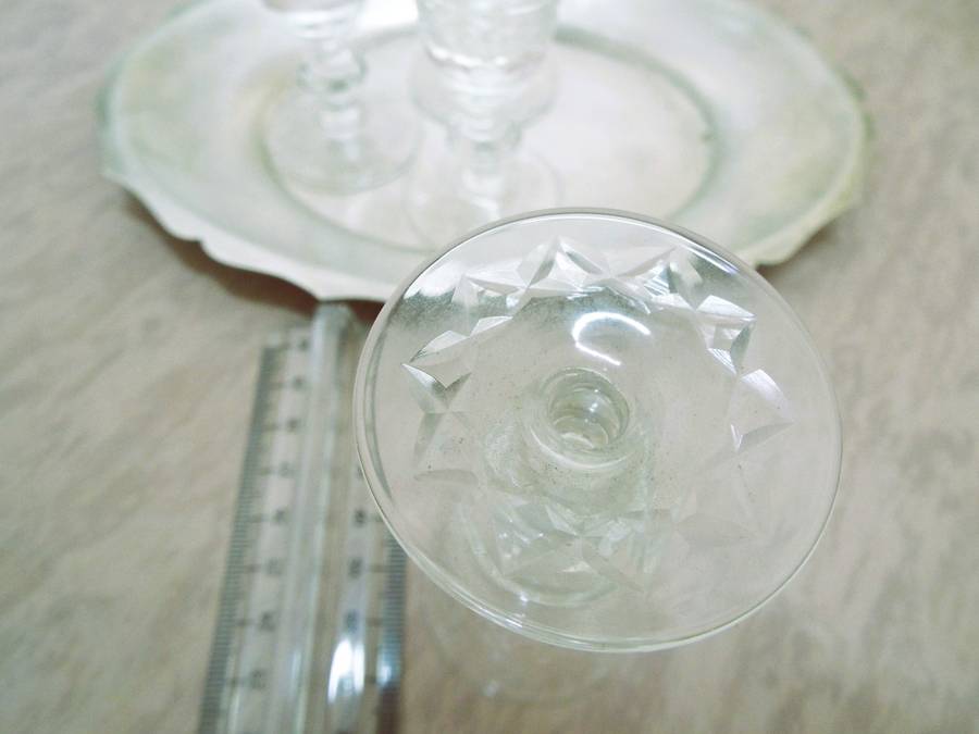 vintage ,,Nice lot of 5 items  crystal glass