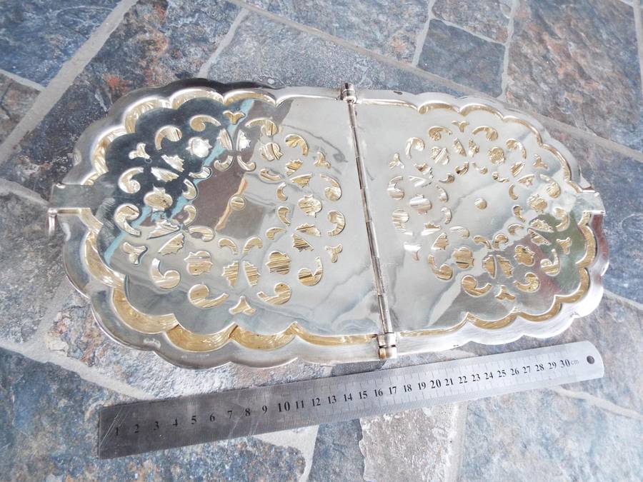 Vintage cheltenham silverplate burn warmer (very nice )