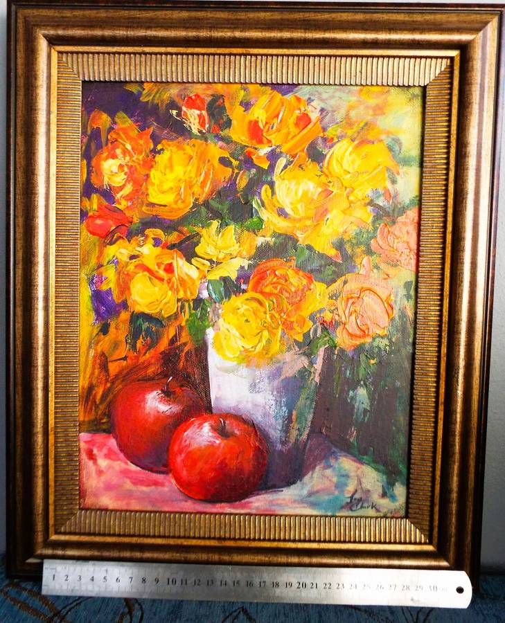 Joy Clark Oil on Board 370 x 275 Art