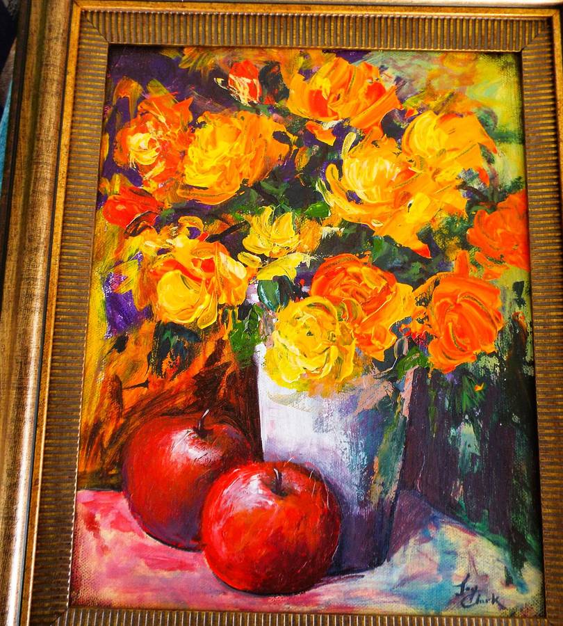 Joy Clark Oil on Board 370 x 275 Art