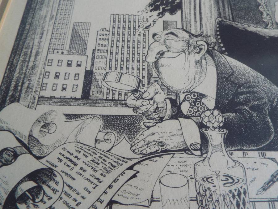 2 x Cartoon Art, Well Framed, Matted and Framed