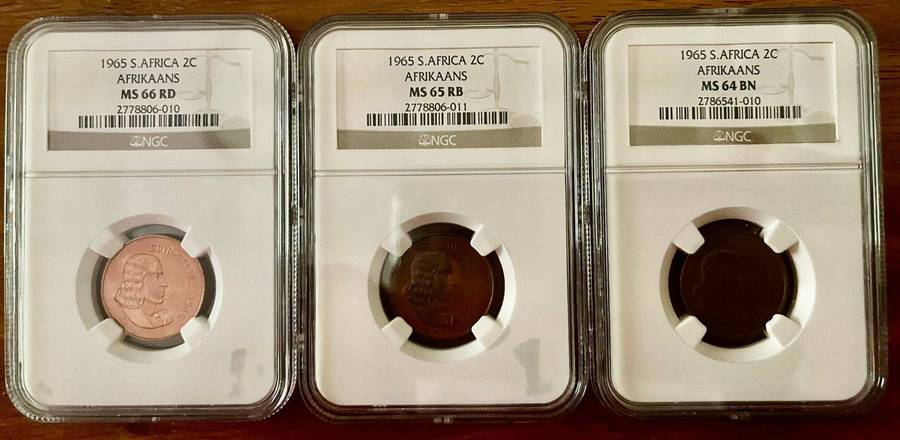 1965 NGC MS Set 20 High Graded Coins