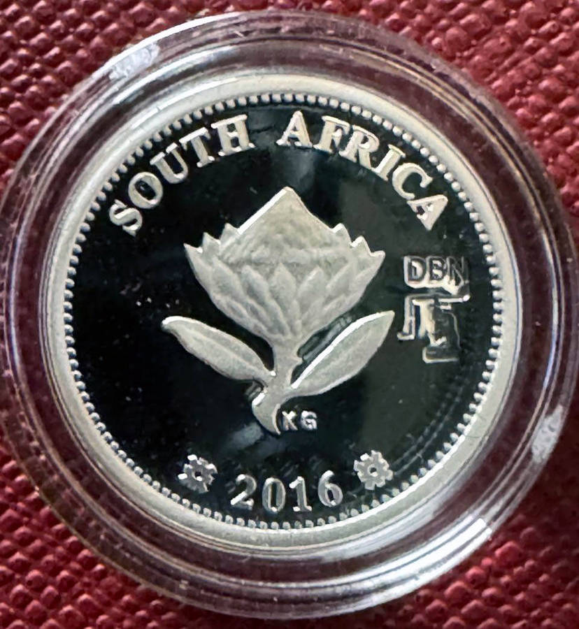 *** 2016 SA Mint Flypress Tickey - DBN Mintmark ***