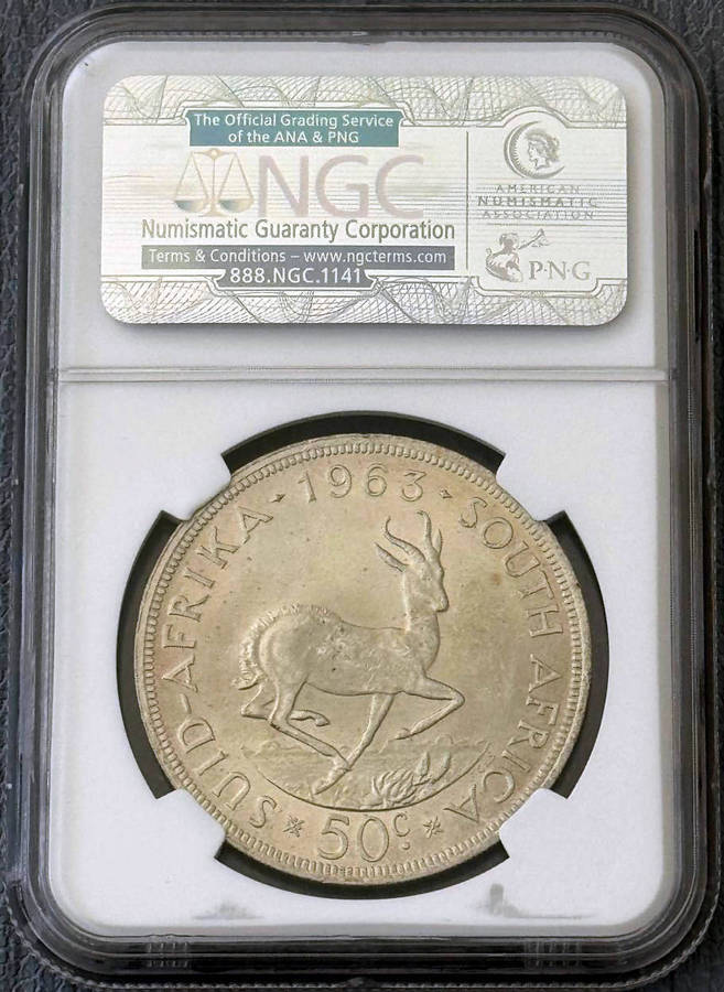 *** 1963 FIFTY CENTS NGC MS64 ***