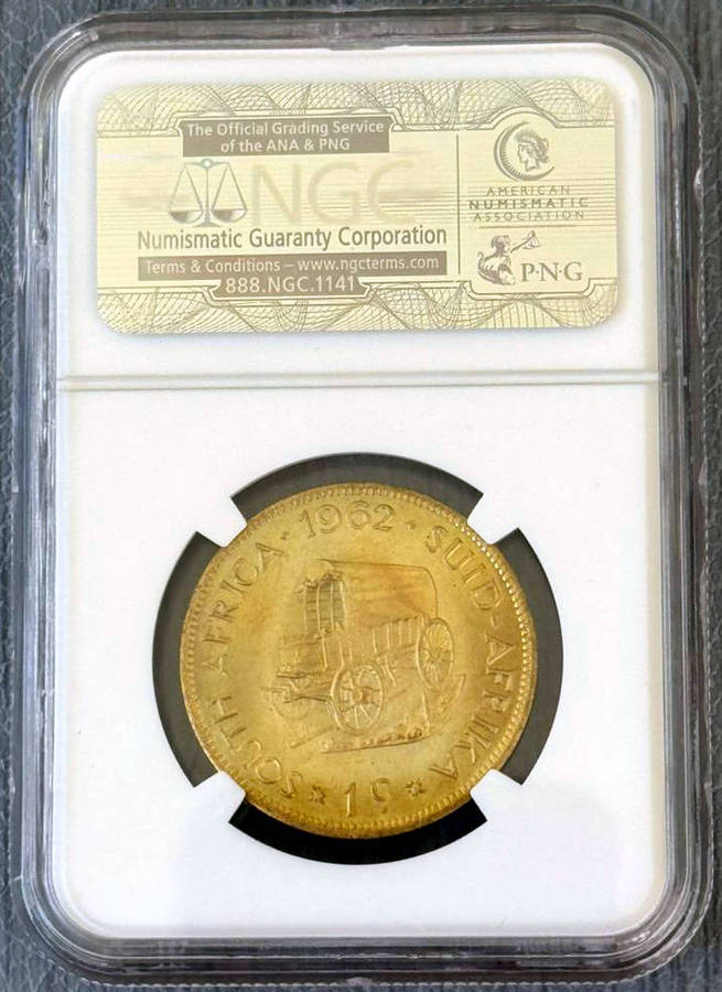 1962 R.S.A. First Decimal Set NGC MS Coins