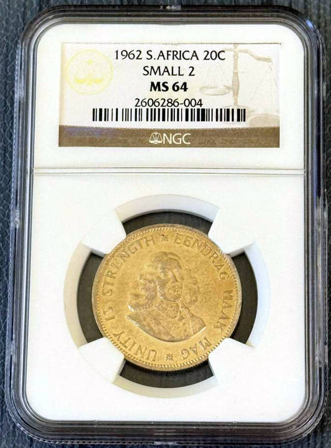 1962 R.S.A. First Decimal Set NGC MS Coins