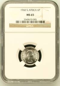 1960 Union Coin Set NGC "Mint State" Coins