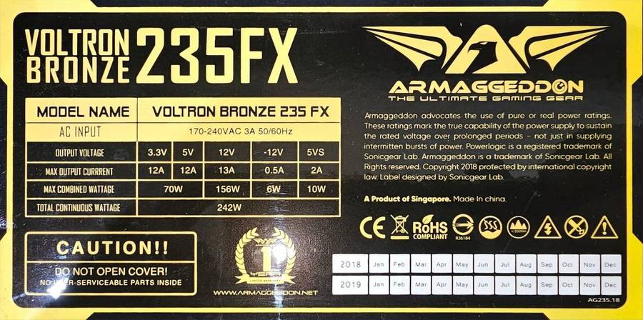 2 x ATX Power Supplies