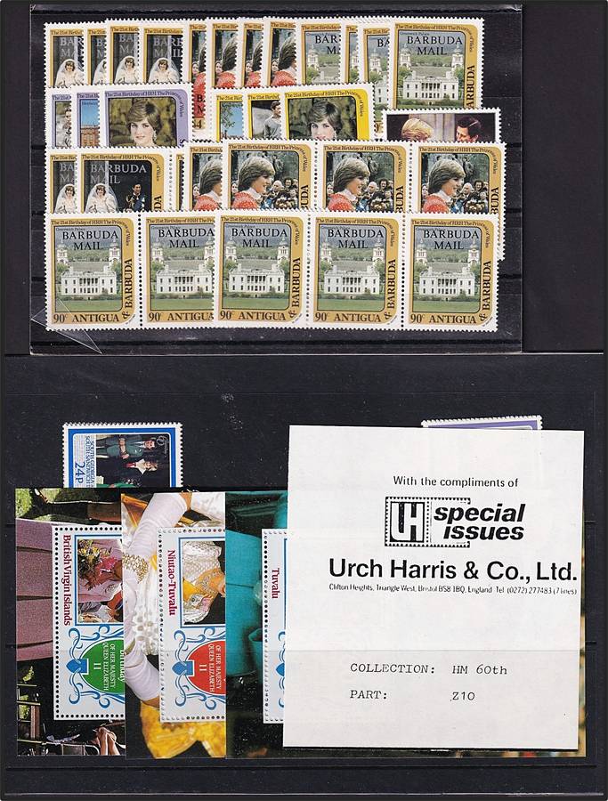 Royal Family  & Commonwealth UMM(**) Selection (Some Unopened) - Good CV Lot!