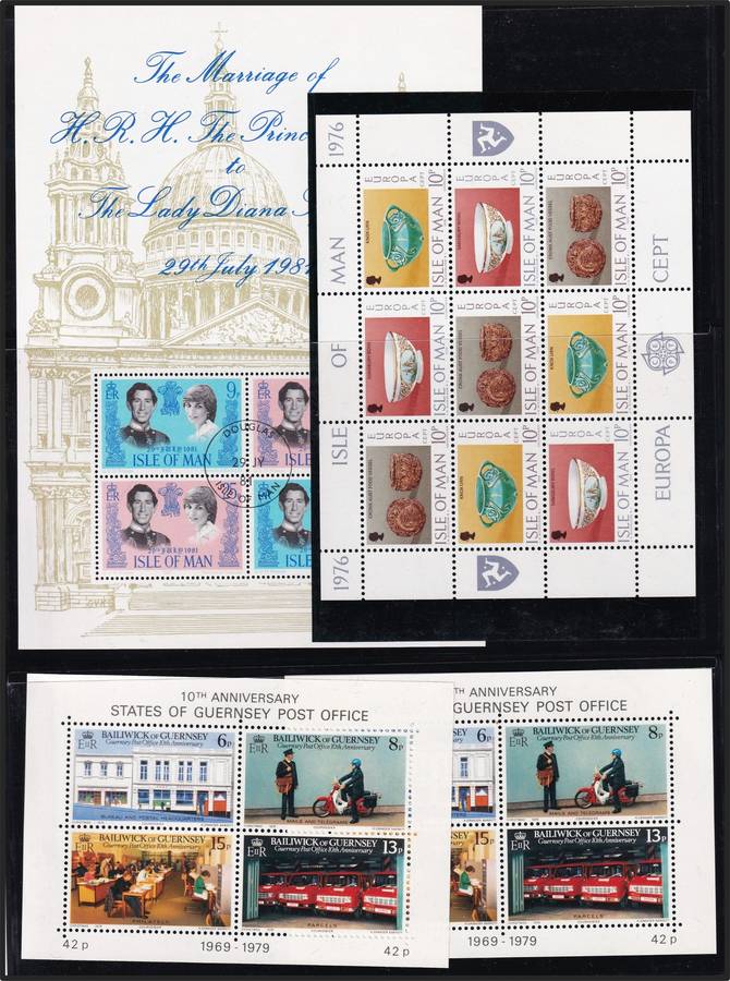 Royal Family  & Commonwealth UMM(**) Selection (Some Unopened) - Good CV Lot!