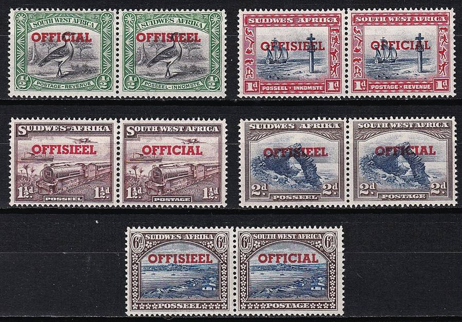 1951/2 SWA Official LMM(*) Set CC.23/7
