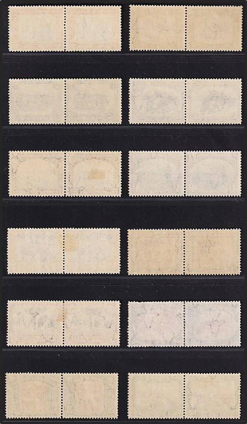 1931 SWA 1st Pictorial Set of 12  MM(*) Pairs  @ CV  R6,530