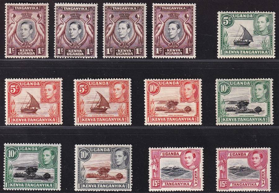 1938 KUT KGVI MM(*) S/Set to £1 with Most Listed Issues/Varieties  @ High CV  R28,750+