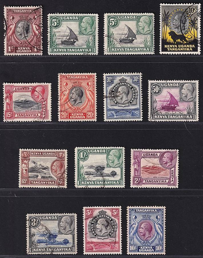 1935 KUT KGV Used S/Set to 10/- With 5c Variety @ CV  R4,350+