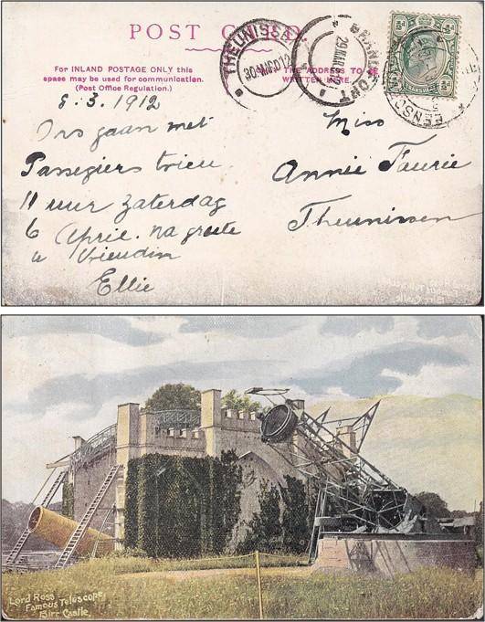 1912 Tvl KEVII ½d on ORC Cover - EENSGEVONDEN, THEUNISSEN & BRANDFORT