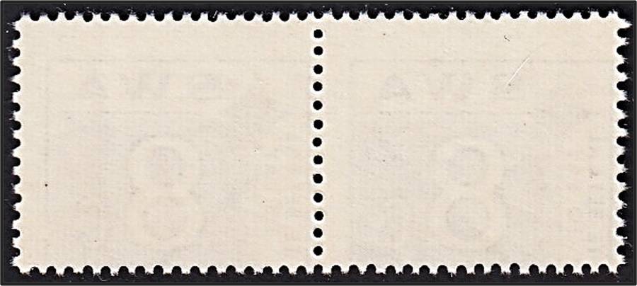 1972 SWA 8c Postage Due UMM(**) - Perforation Shift Through the Stamp Design - RARE