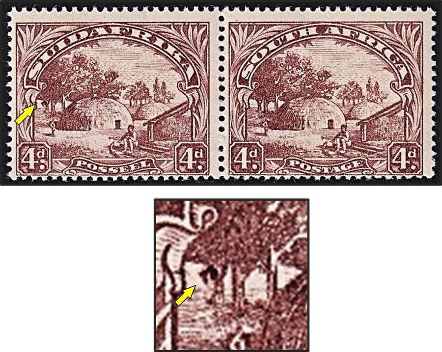 1930 Union 4d UMM(**) "Monkey in Tree" Variety @ CV  R2,400