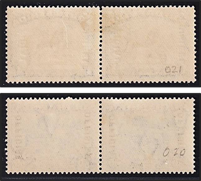 1932/3 Union 1/- & 2/6 Official MM(*) Set of 2, CC.21/22  @ CV  R1,900
