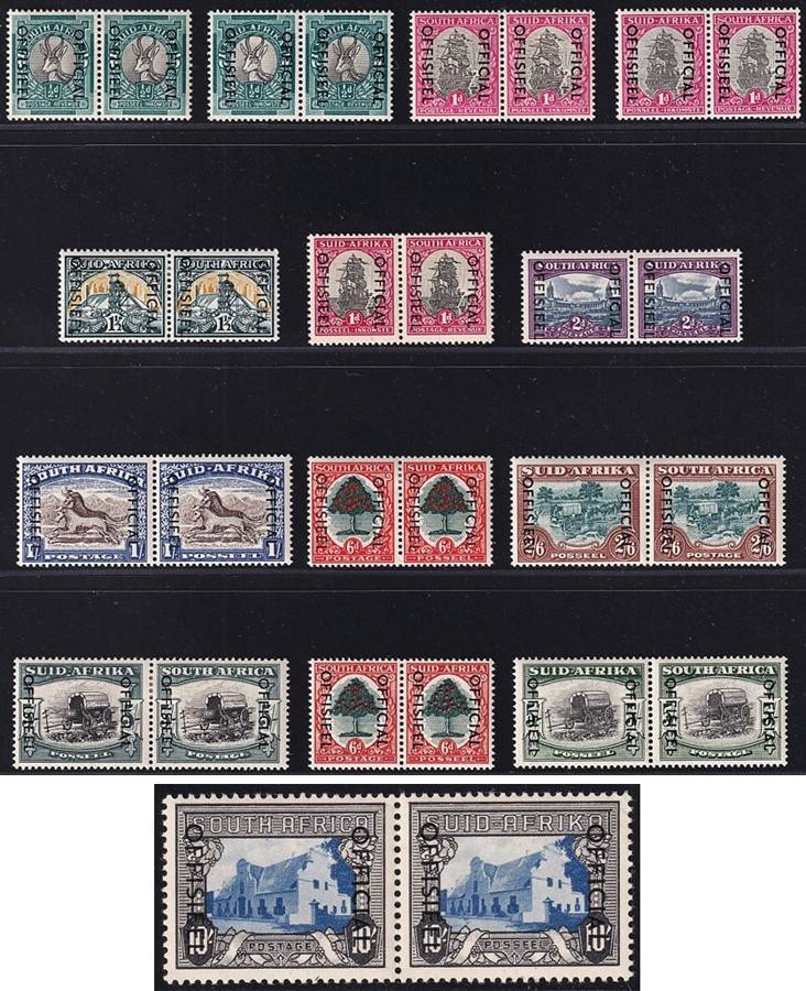 1950/4 Union Official MM/UMM(Mostly UMM) Set & Most Listed Varieties @ CV  R7,080