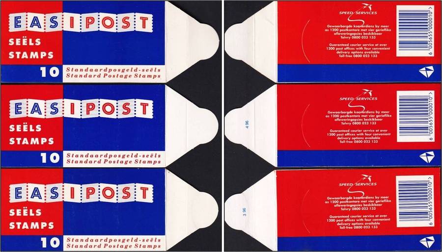 1993/1997 RSA Rhino & Big 5 Booklets (10 x All Different)  @ CV  R1,410