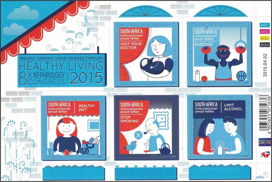 2015 RSA 8th World Congress of Nephrology UMM(**) Self-Adhesive Minisheet  @ R400