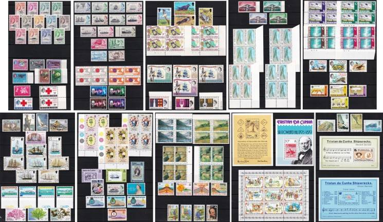 Tristan Da Cuhna UMM/MM Part Sets & Issues, Blocks & Minisheets - High Value Lot!
