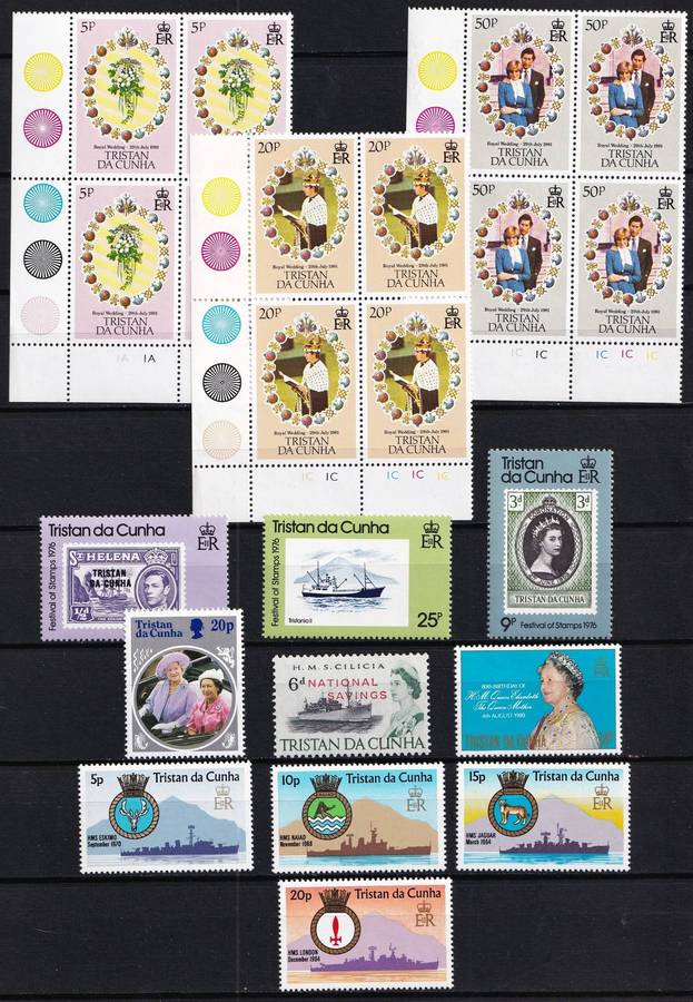 Tristan Da Cuhna UMM/MM Part Sets & Issues, Blocks & Minisheets - High Value Lot!