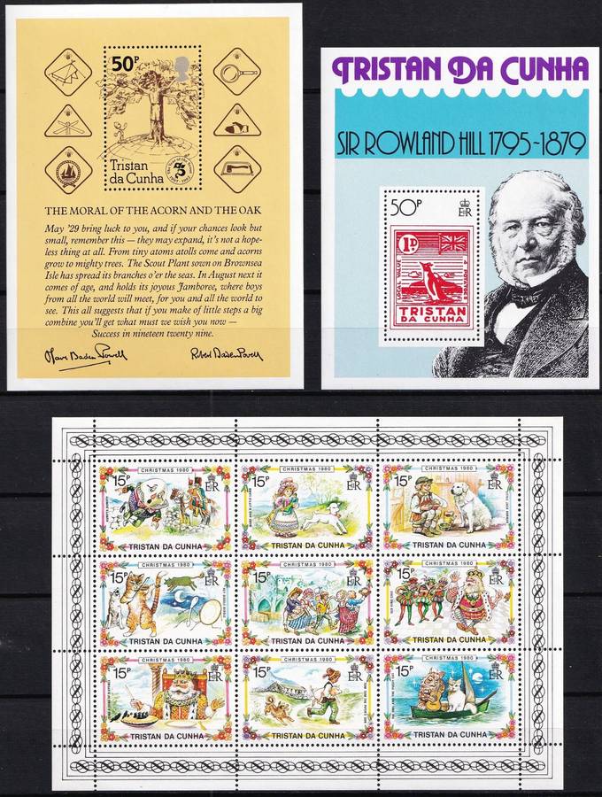 Tristan Da Cuhna UMM/MM Part Sets & Issues, Blocks & Minisheets - High Value Lot!