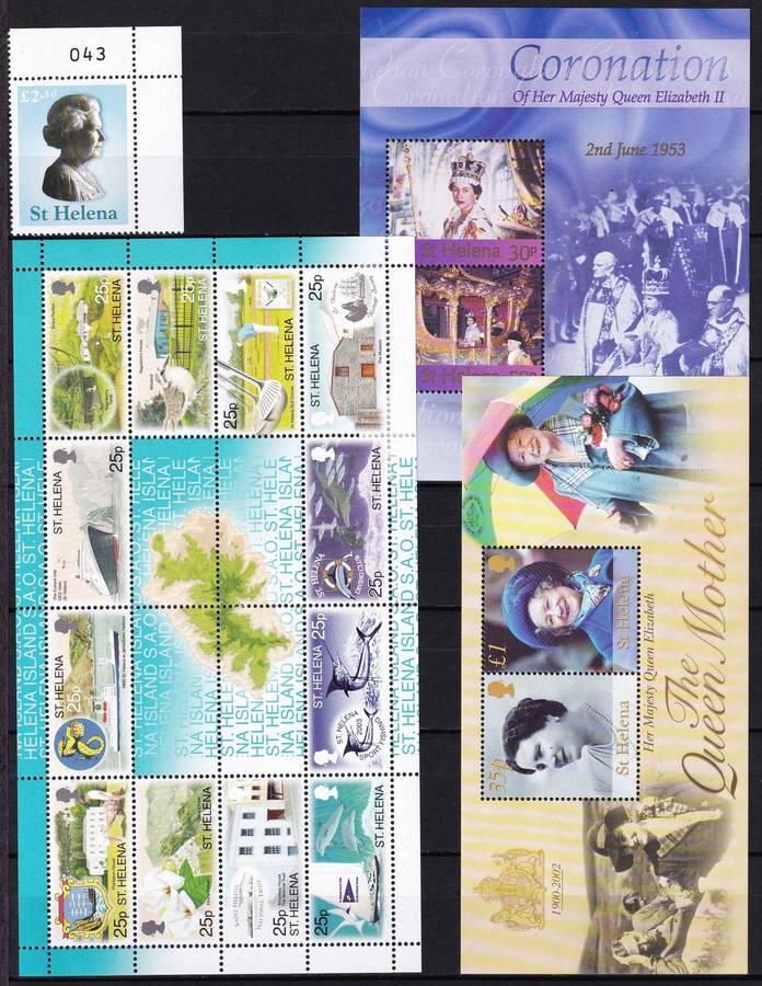 2000-2003 St Helena UMM(**) Sets & Issues @ CV  R3,150+
