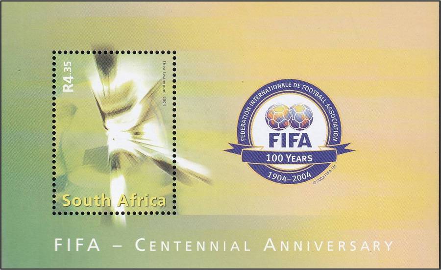 2004 RSA FIFA Centennnial Anniversary UMM(**) MS (Scarce!)  @ CV  R250