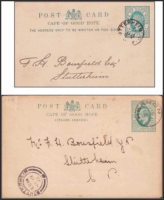 9 x CoGH PCs - Miller Station SCC, Hermon, Stutterheim, Willowmore etc