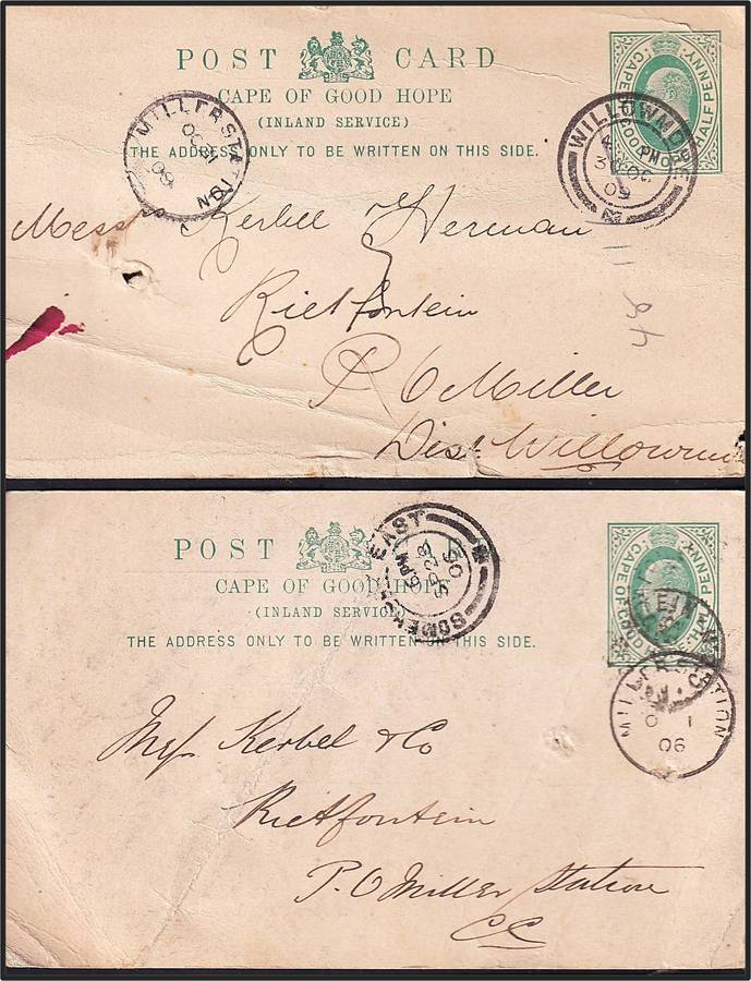 9 x CoGH PCs - Miller Station SCC, Hermon, Stutterheim, Willowmore etc