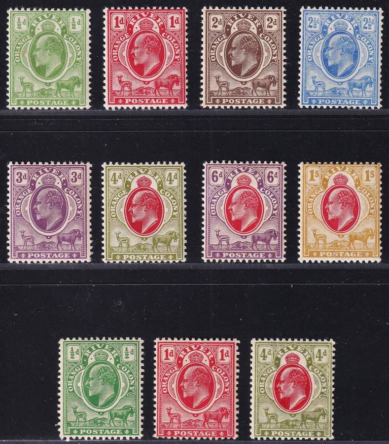 1903/9 ORC KEVII UMM(**) Short Sets CC.84/91 & 92/4  @ High CV  R5,610