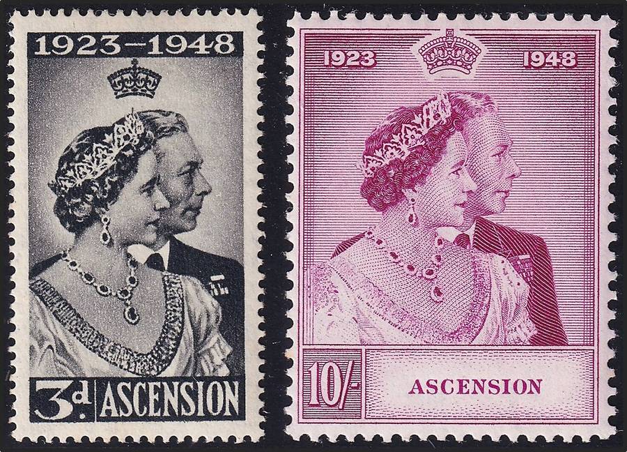 1948 Ascension Silver Wedding MM(*) Set  @ CV  R1,550+