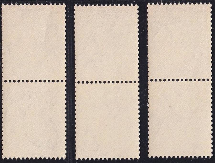 1943 Union ½d UMM(**) Pairs - Varieties - Lines & Spots