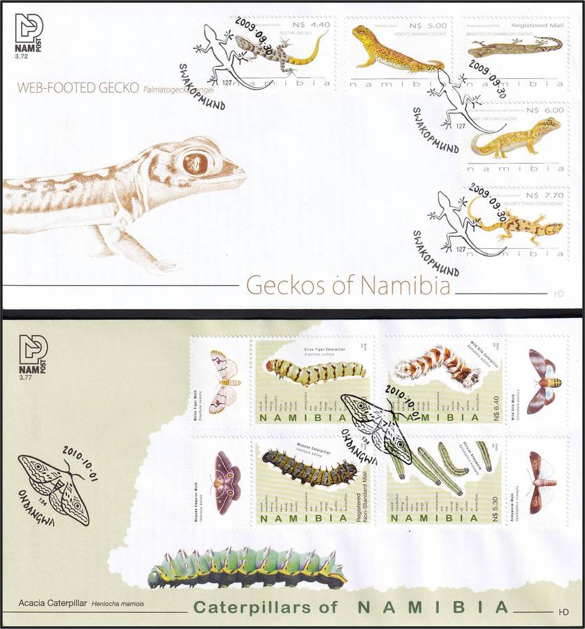 2007-2012 Namibia Selection of Newer FDCs  @ R675