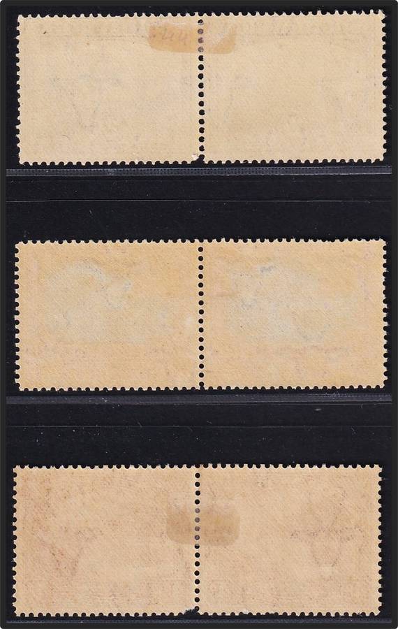 1927 Union London Printing MM(*) CC.33a-35a (DOWN PERF)  @ CV  R3,600