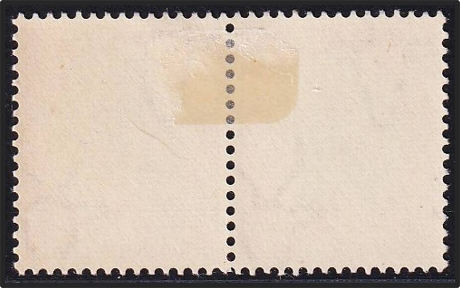 1950 Union 1d MM(*) CC.114 (Issue.15) Variety - "Rain" Flaw & Smudge on "F"