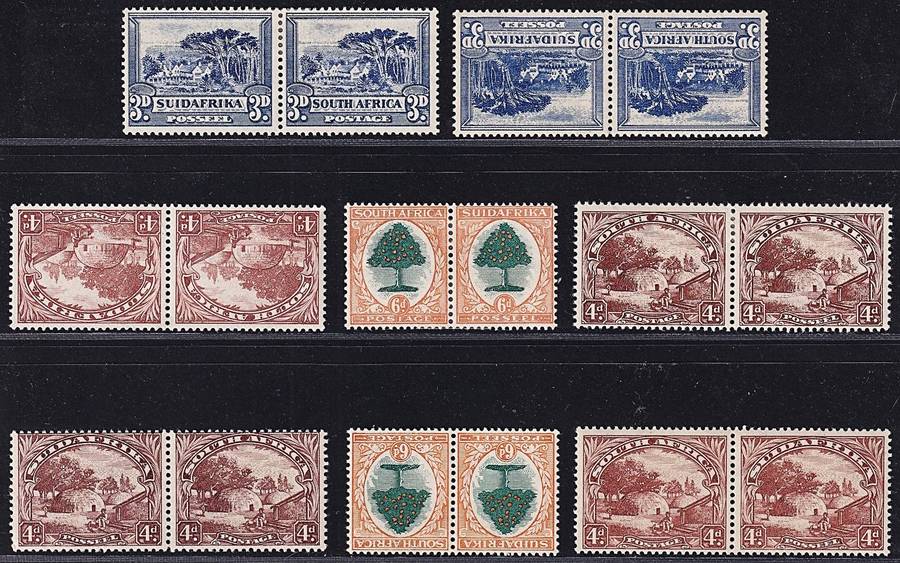 1930/45 Union ROTO MM(*) Set & Listed Shades/Varieties/Wmk (CC.42/50b) @ CV  R7,875