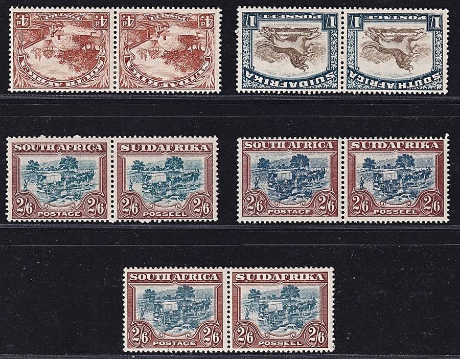 1930/45 Union ROTO MM(*) Set & Listed Shades/Varieties/Wmk (CC.42/50b) @ CV  R7,875