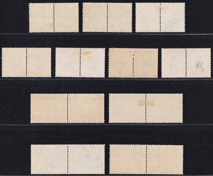 1930/45 Union ROTO MM(*) Set & Listed Shades/Varieties/Wmk (CC.42/50b) @ CV  R7,875