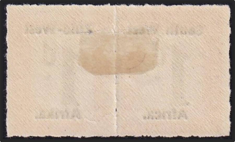 1923 SWA 1d MM(*) Postage Due, Variety - Solid "O" in South and Joined "st" in West