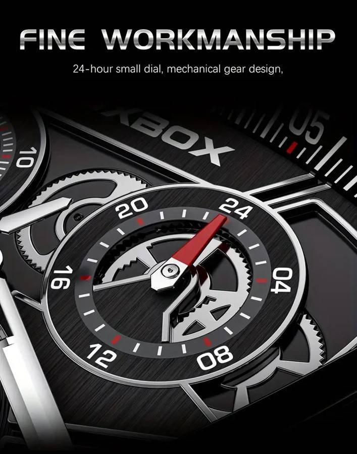FOXBOX Innovative Military "Snake Head" Sport Chronograph Watch