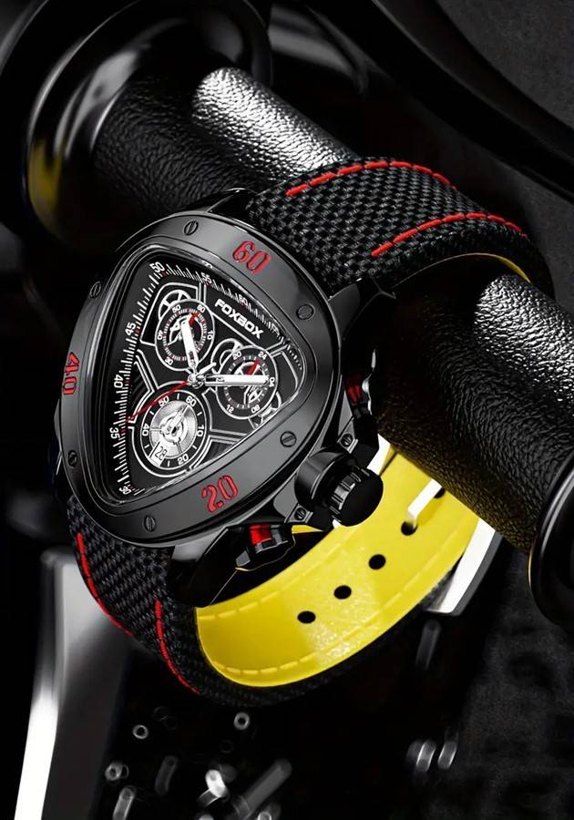 FOXBOX Innovative Military "Snake Head" Sport Chronograph Watch