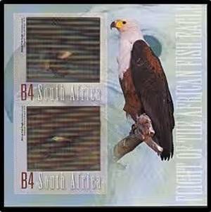 POPULAR 2013 RSA Selfadhesive UMM (**)   "Flight of the African Fish Eagle"  @ CV R200