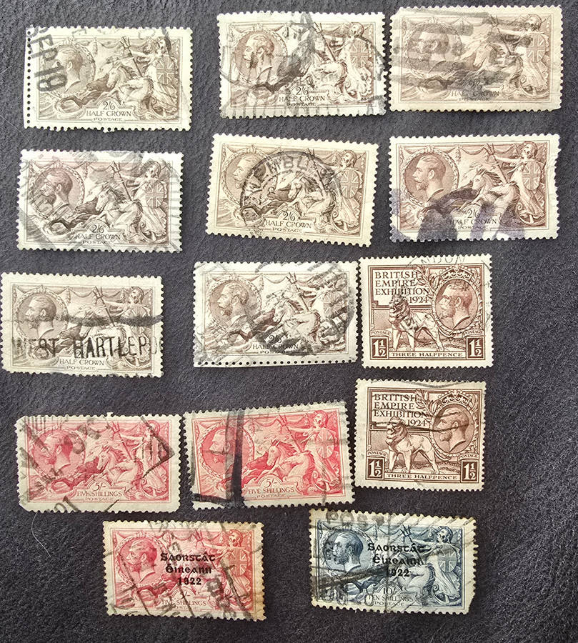 Highly value GB stamps