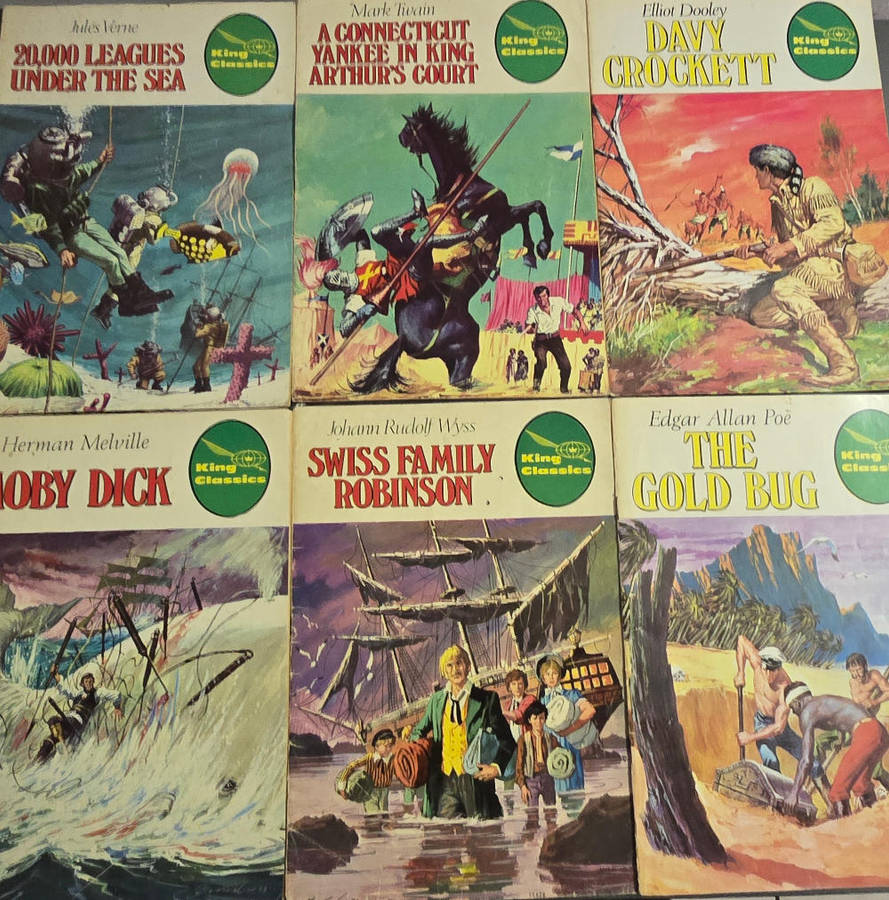 6 vintage classic comics