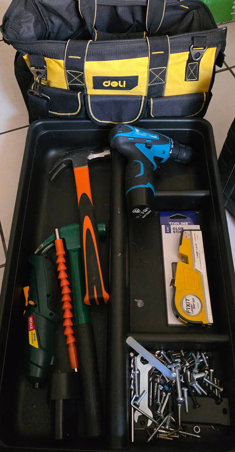 Tool lot electric and bag